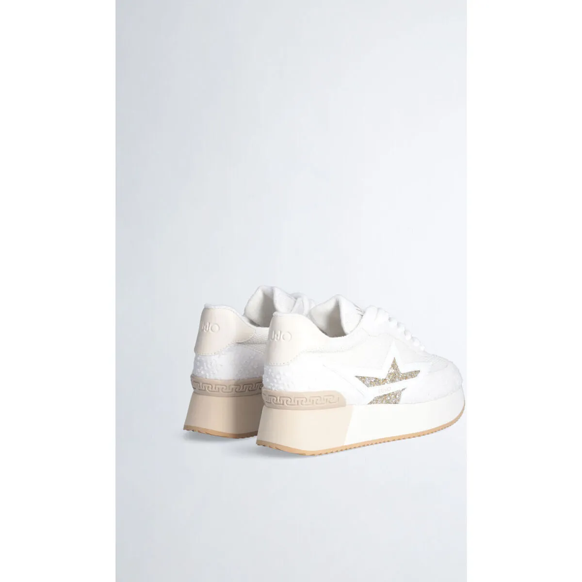 Zapatillas con plataforma de denim