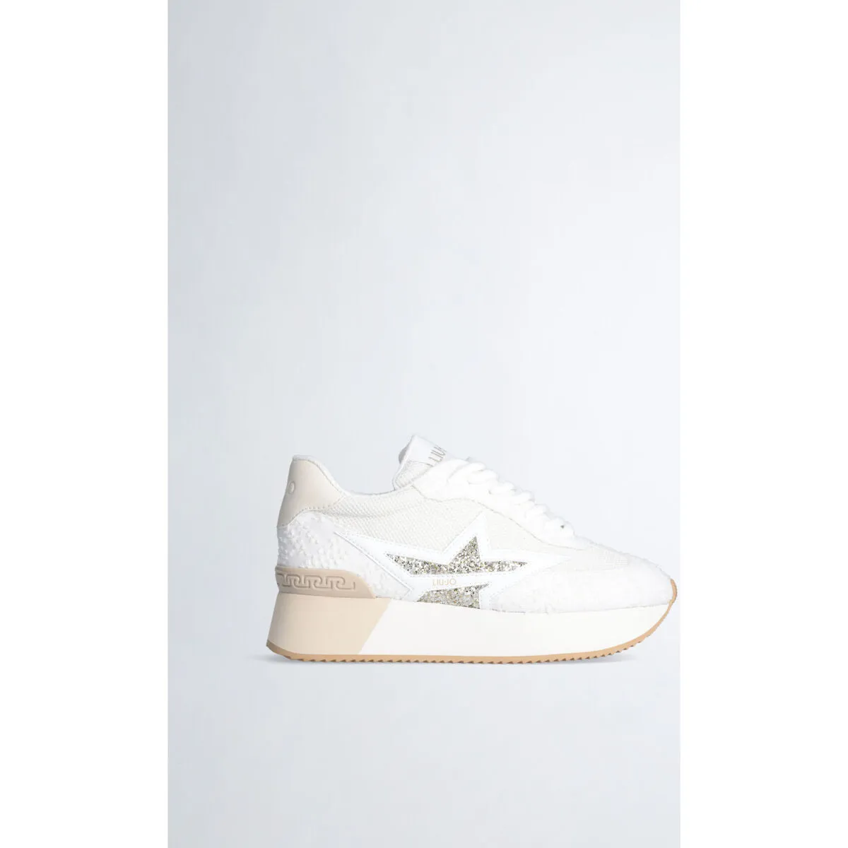 Zapatillas con plataforma de denim