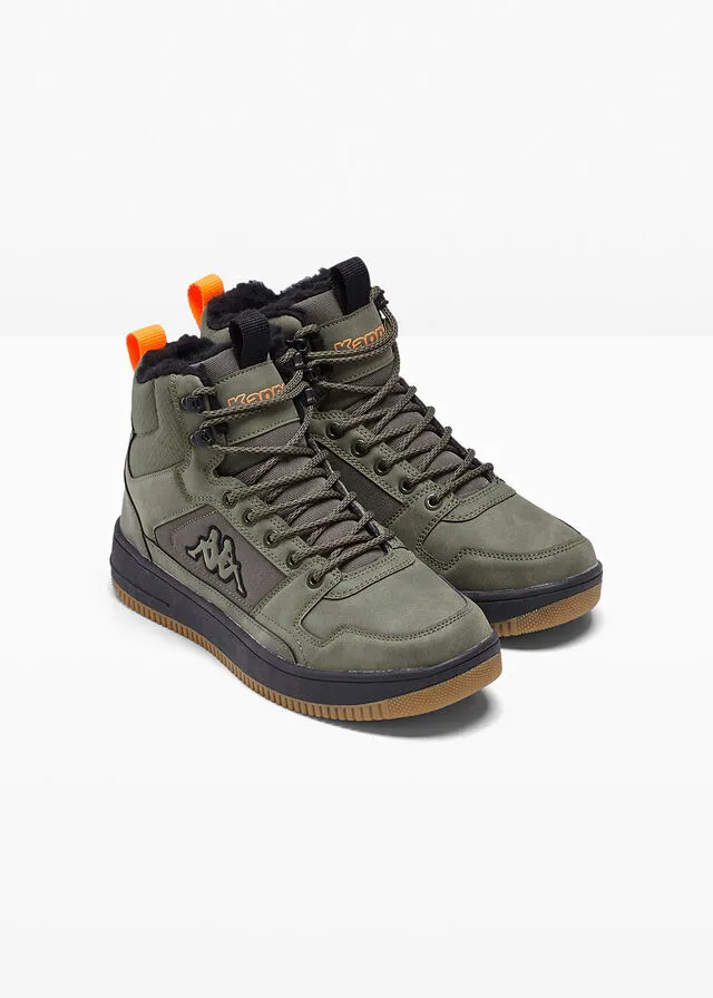 ZAPATILLAS DE CAñA ALTA KAPPA CAQUINEGRO