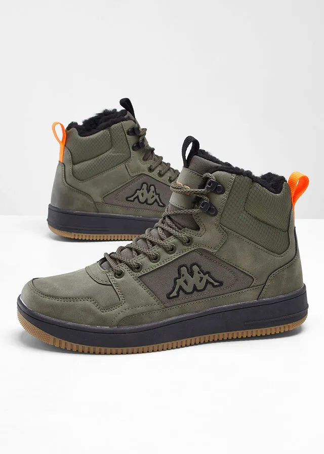 ZAPATILLAS DE CAñA ALTA KAPPA CAQUINEGRO