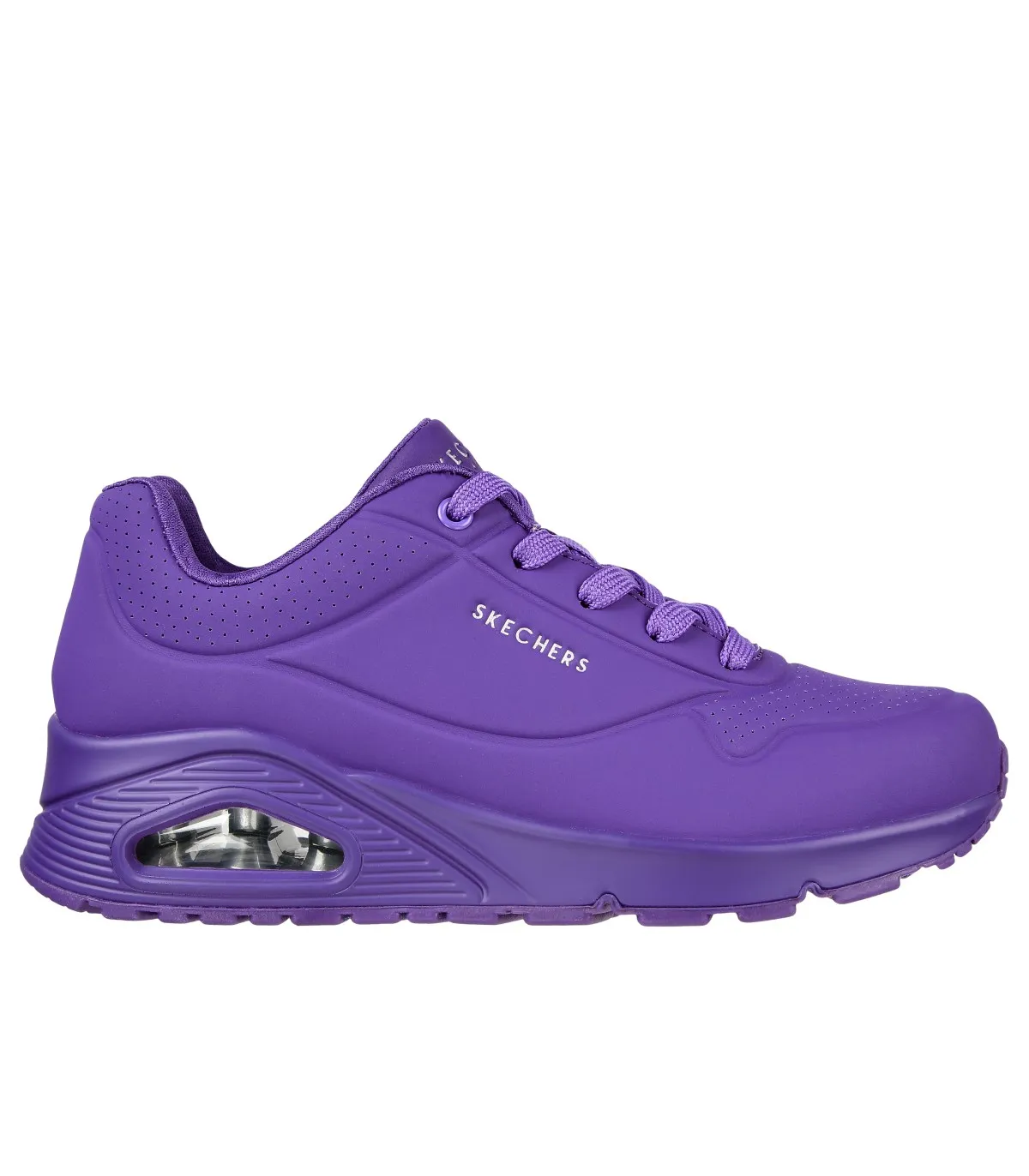 ZAPATILLAS DE CORDONES CON CAMARA DE AIRE SKECHERS UNO  NIGHT SHADES MORADO