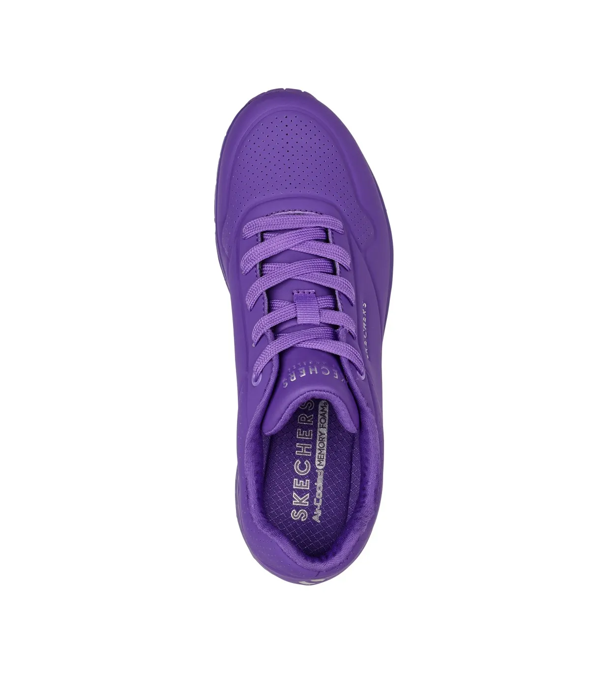 ZAPATILLAS DE CORDONES CON CAMARA DE AIRE SKECHERS UNO  NIGHT SHADES MORADO