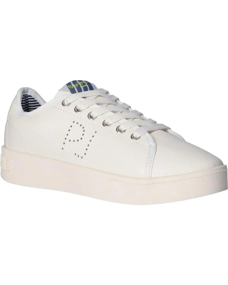 Zapatillas deporte de Mujer PEPE JEANS PLS30968 BRIXTON 800 WHITE