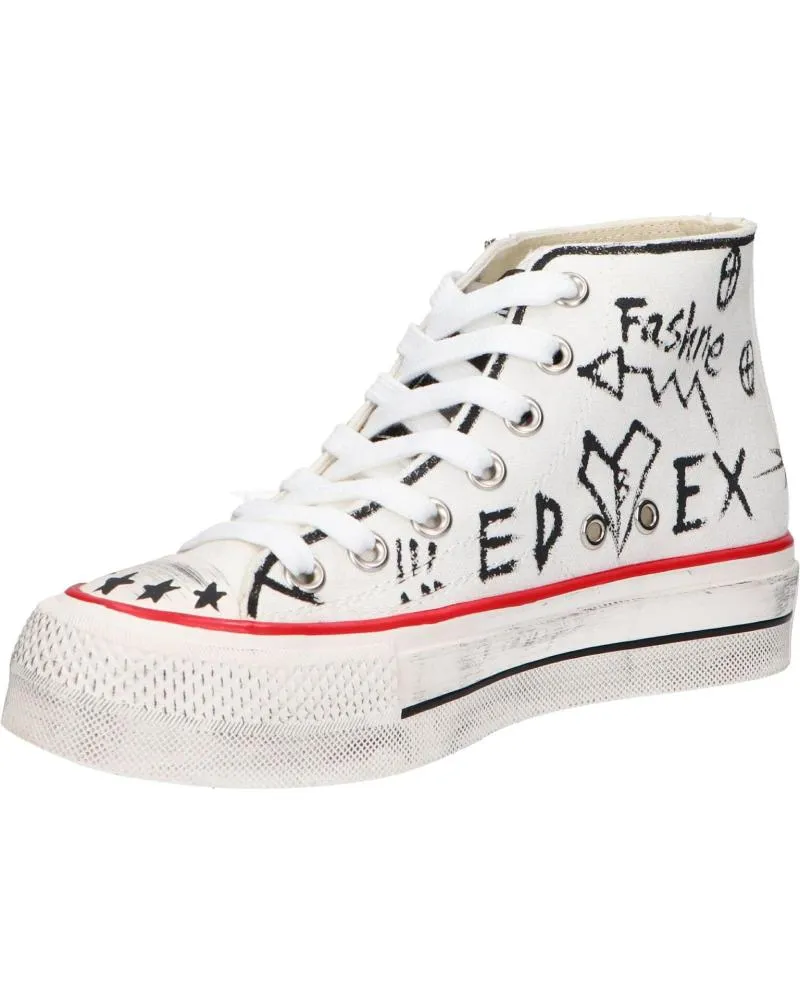 ZAPATILLAS DEPORTE EXE  DE MUJER SY244S  TEXTIL WHITE