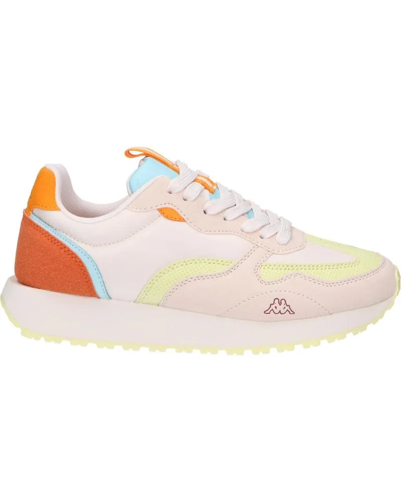 ZAPATILLAS DEPORTE KAPPA  DE MUJER 331P74W ARVIKA WO  A3G WHITE OFFYELLOW LT