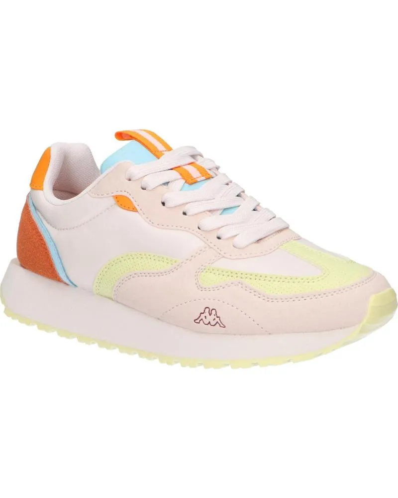 ZAPATILLAS DEPORTE KAPPA  DE MUJER 331P74W ARVIKA WO  A3G WHITE OFFYELLOW LT
