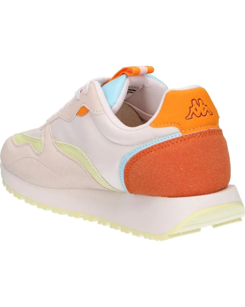 ZAPATILLAS DEPORTE KAPPA  DE MUJER 331P74W ARVIKA WO  A3G WHITE OFFYELLOW LT