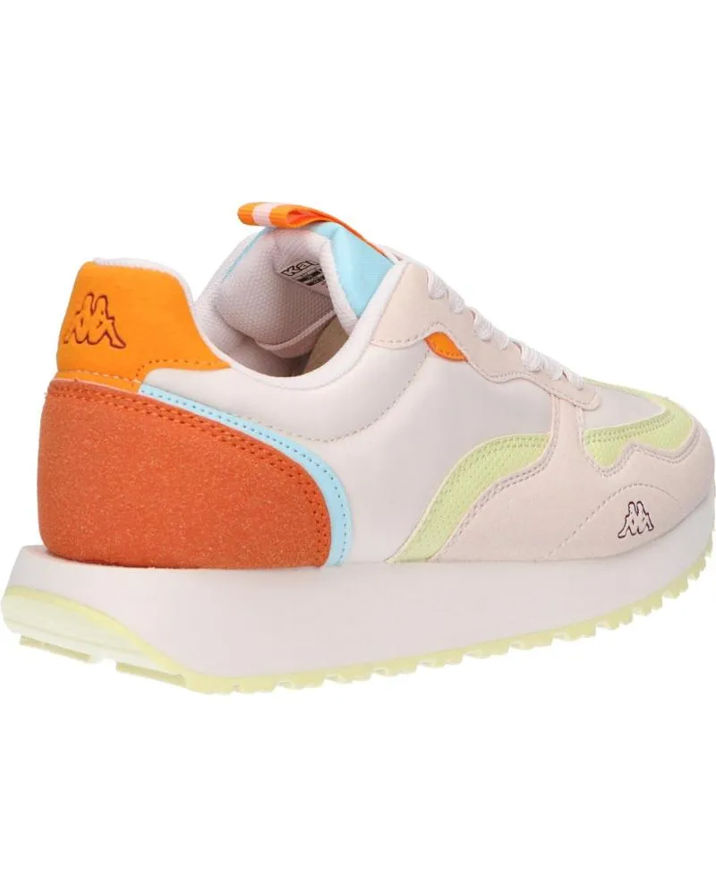 ZAPATILLAS DEPORTE KAPPA  DE MUJER 331P74W ARVIKA WO  A3G WHITE OFFYELLOW LT