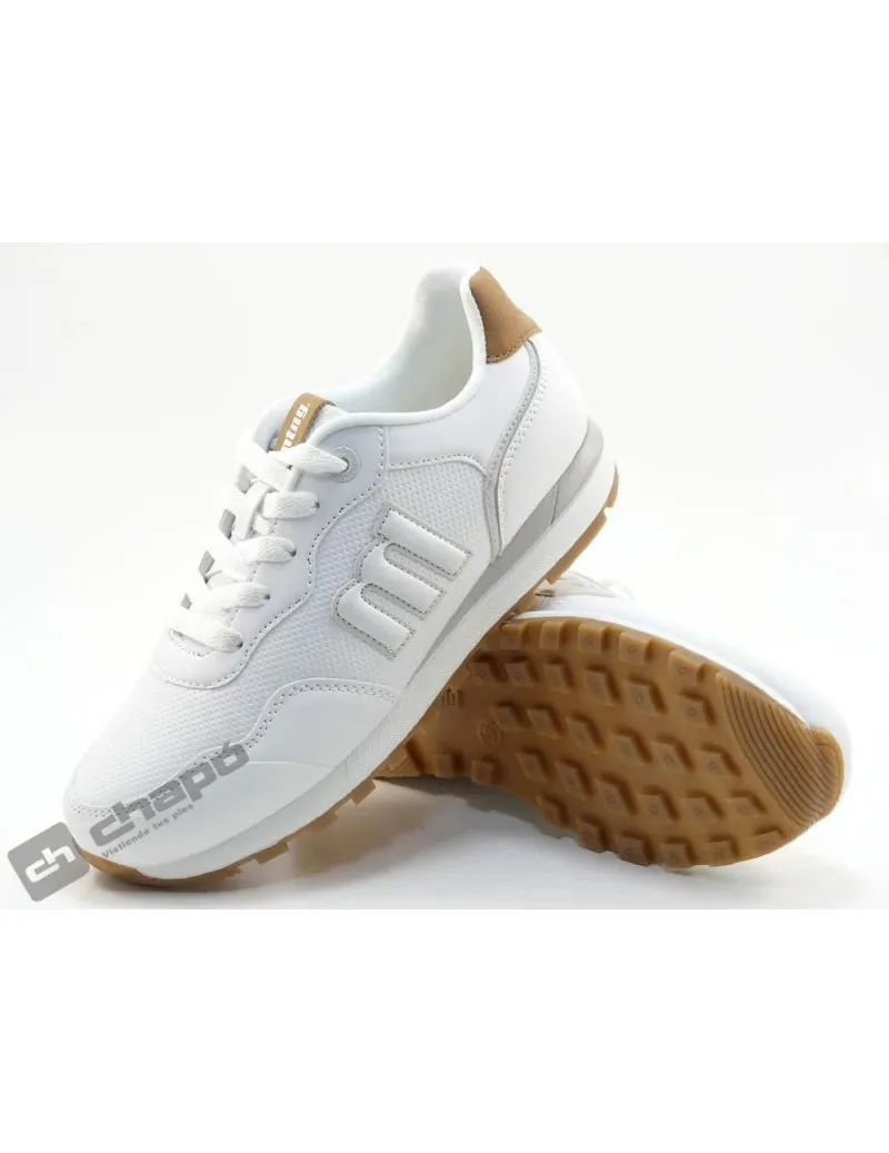 Zapatillas Deportiva Blanco Mustang 48895