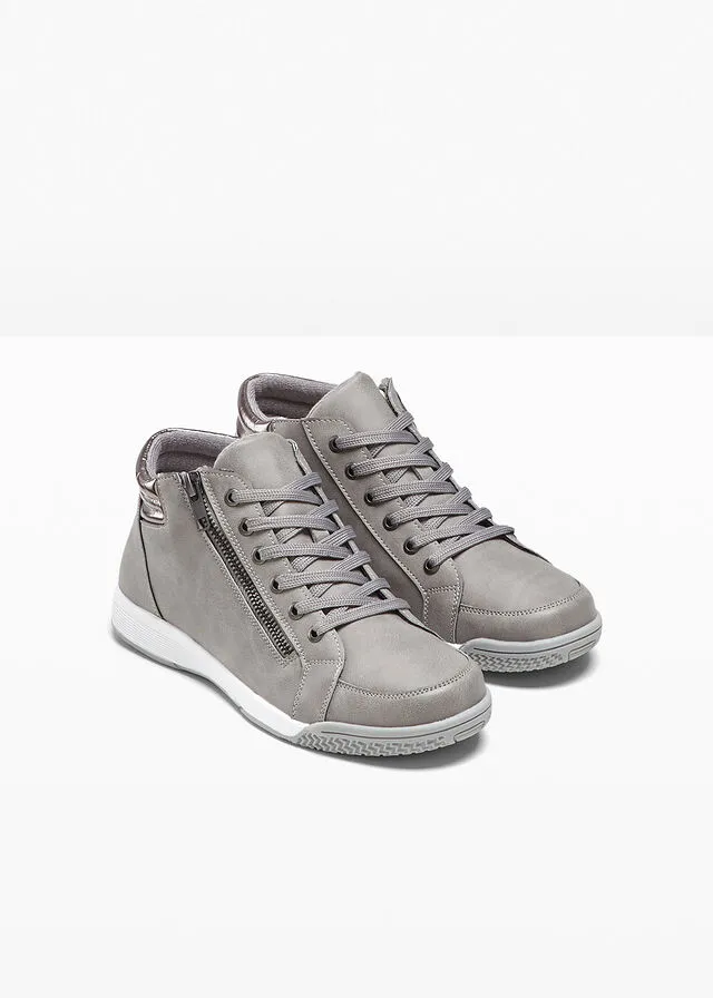 Zapatillas deportivas de caña alta Gris