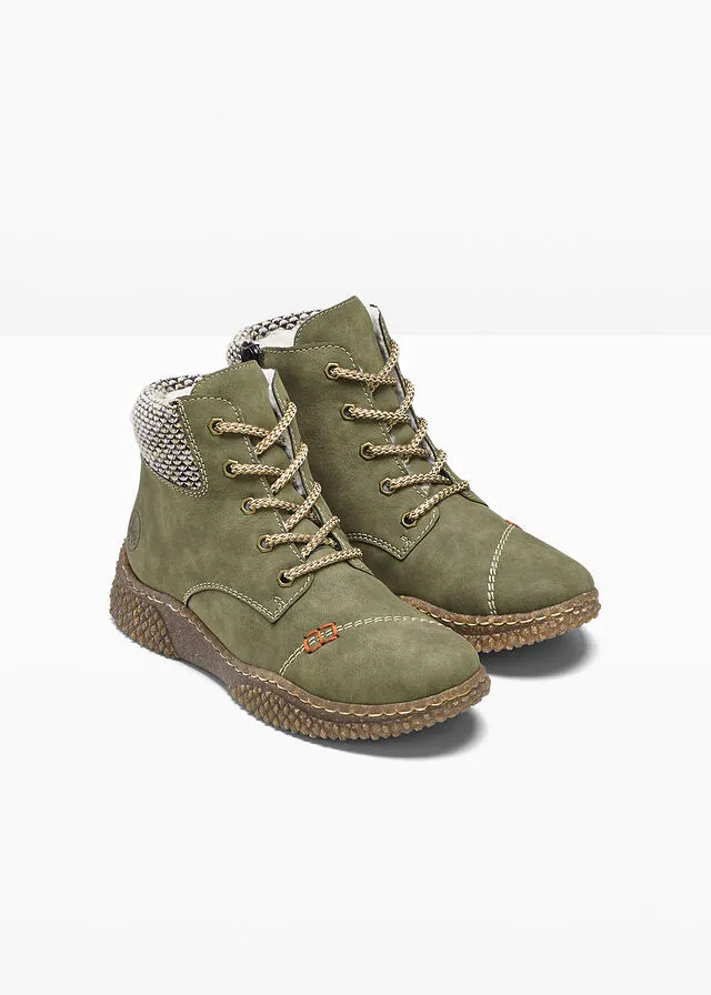 Zapatillas deportivas de caña alta Rieker Caqui