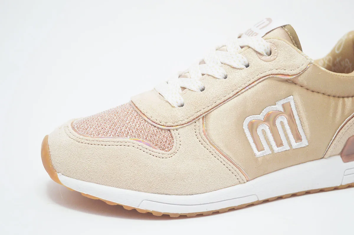 Zapatillas deportivas dorado sin cordones niñas