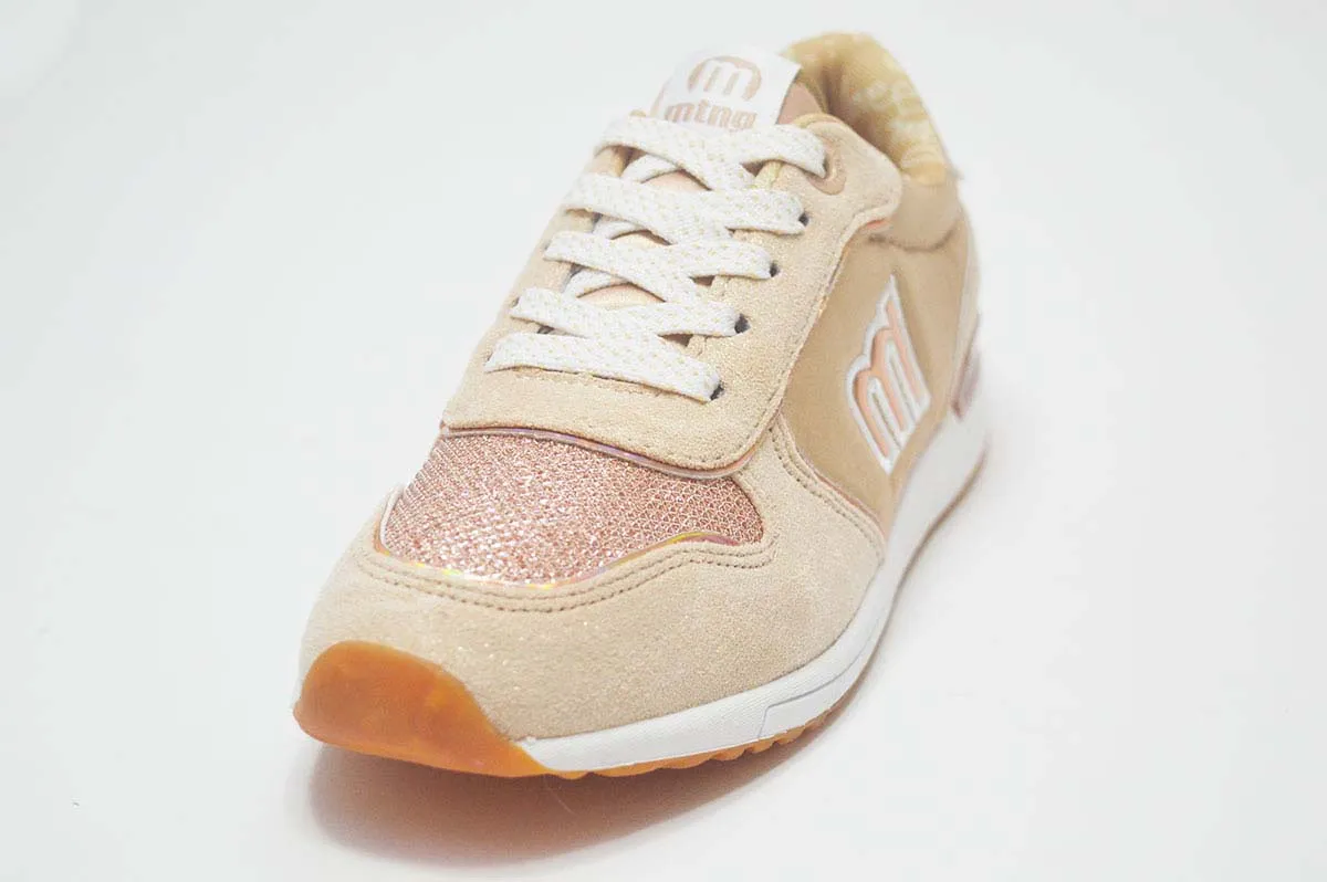 Zapatillas deportivas dorado sin cordones niñas