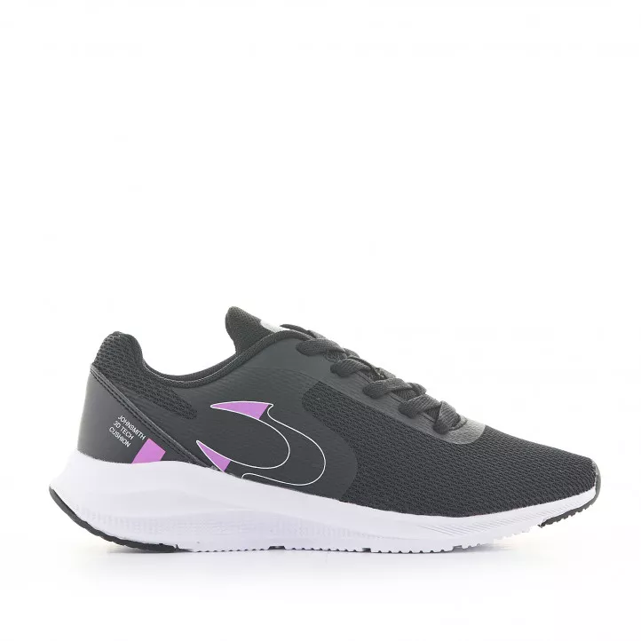 Zapatillas deportivas John Smith negras de cordones con suela blanca