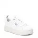 Zapatillas deportivas Xti con plataforma con cordones blancas