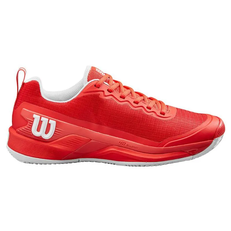 Zapatillas Wilson Rush Pro 4.5 Clay Rojo Blanco | Wilson
