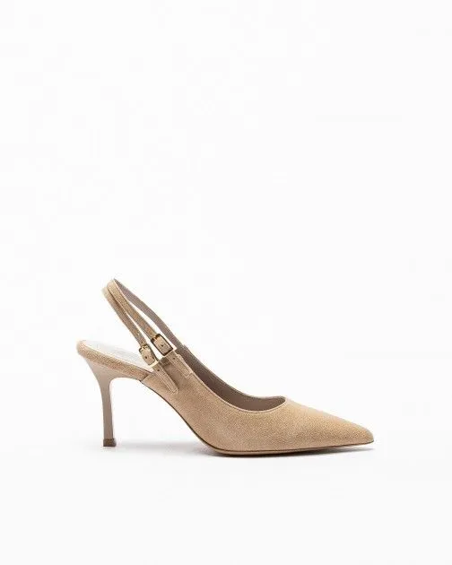 Zapato destalonado PROF 1027 Camel