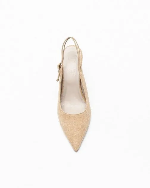 Zapato destalonado PROF 1027 Camel