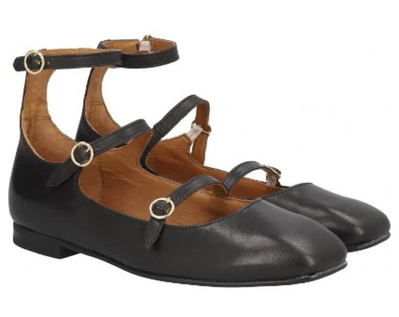 Zapatos Alpe 5091 piel negro