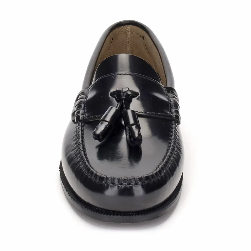 Zapatos Castellanos Hombre Piel Borlas 302 Negro, de Latino