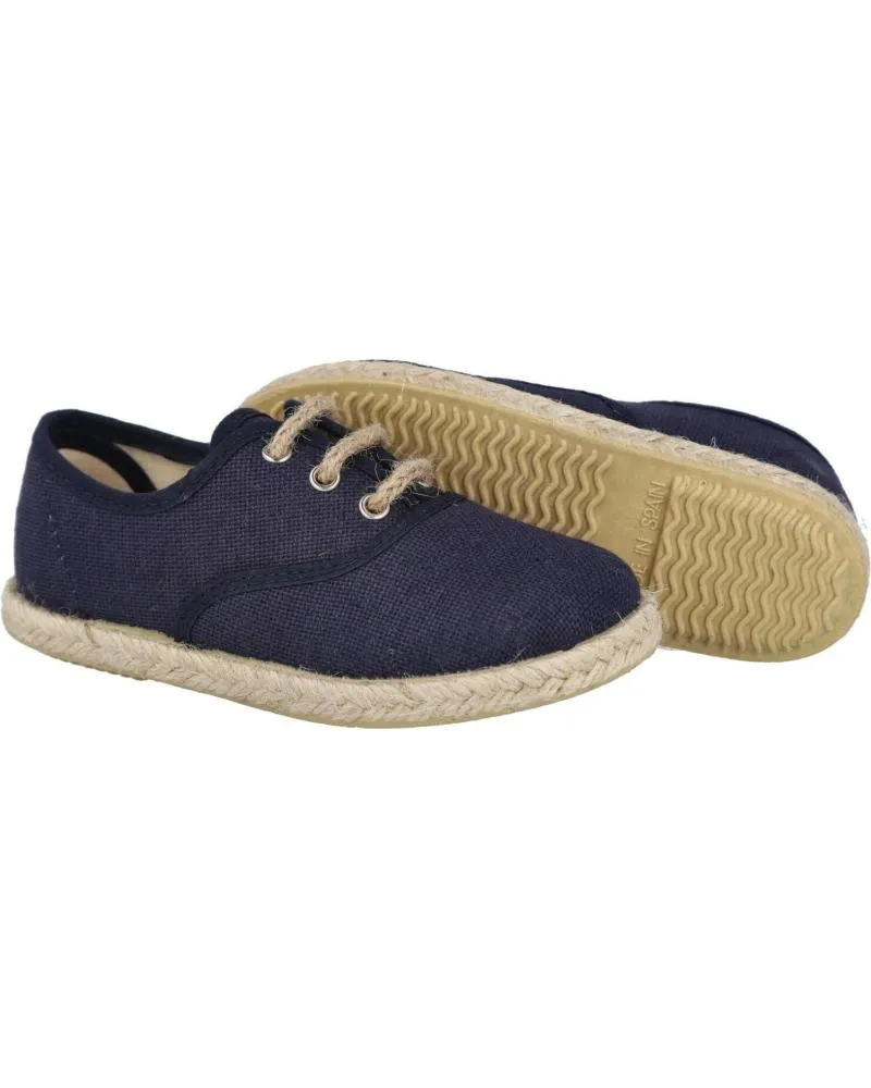 ZAPATOS DE NIñO BUBBLE BOBBLE 260L ALPARGATAS DE YUTE PARA NIÑO AZUL