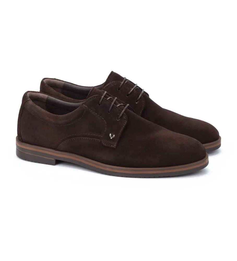 Zapatos de piel Douglas marrón