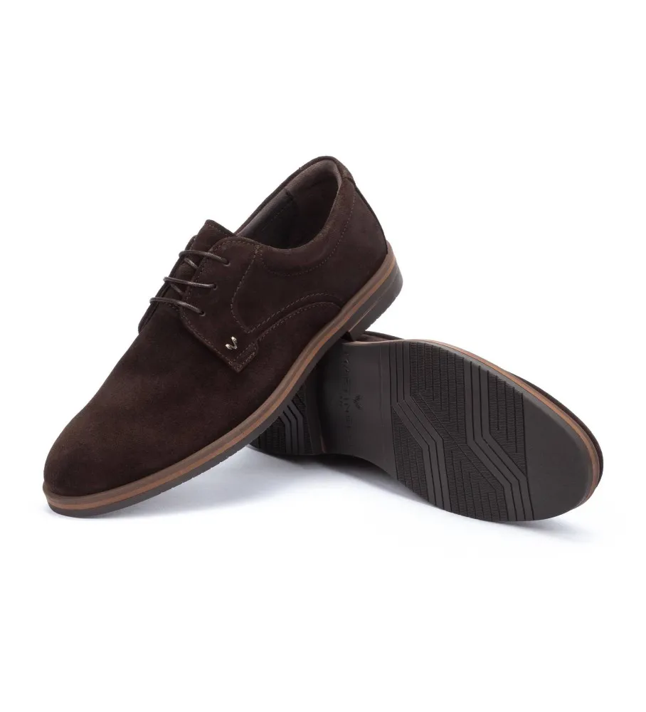 Zapatos de piel Douglas marrón
