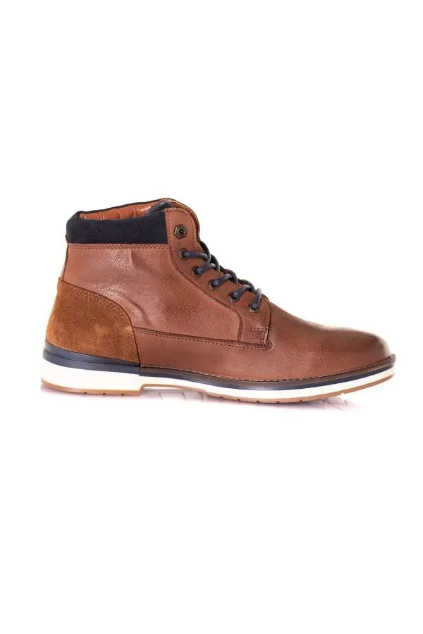 Zapatos De Piel Hombre Redskins Accro Brandy Marine
