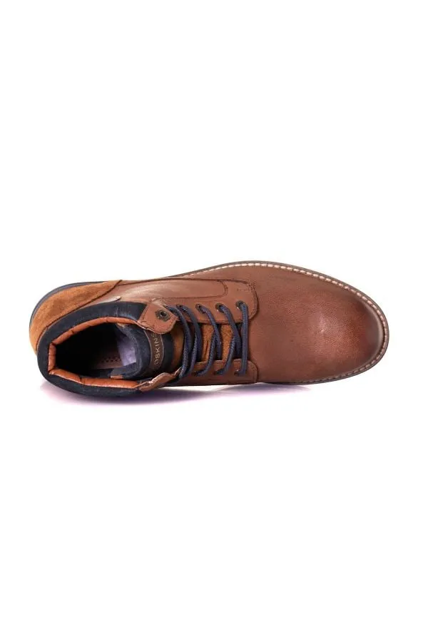 Zapatos De Piel Hombre Redskins Accro Brandy Marine
