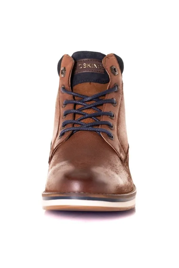 Zapatos De Piel Hombre Redskins Accro Brandy Marine
