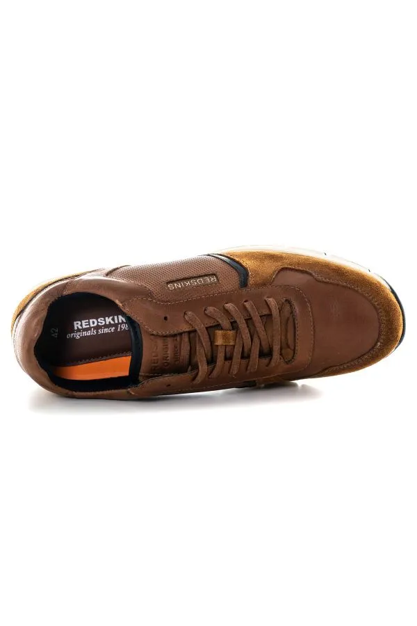 Zapatos De Piel Hombre Redskins Adore Cognac Marine