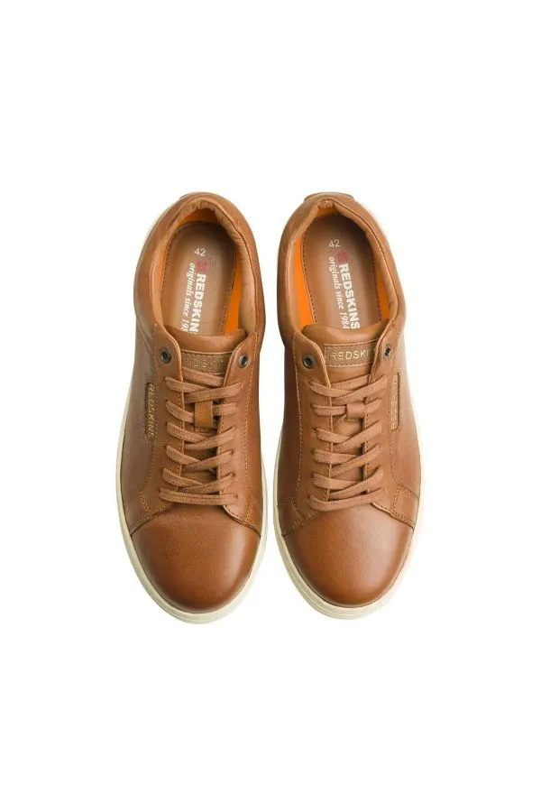 Zapatos De Piel Hombre Redskins Bazino Cognac