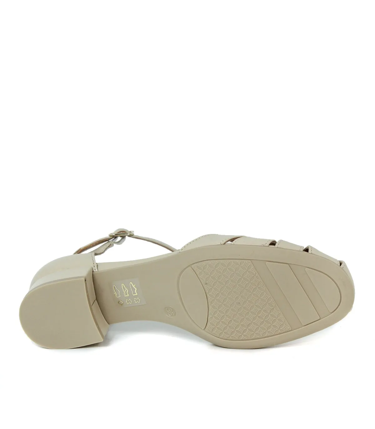 ZAPATOS RETRO DE PIEL PARA MUJER VEXED HELLEN BEIGE